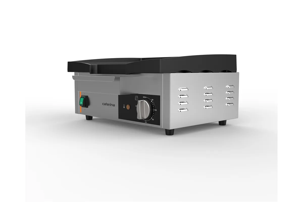 Płyta grillowa gładka, elektryczna, Caterina, P 1.8 kW Stalgast 747315