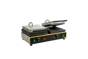 Podwójna gofrownica, płyty żeliwne z powłoką ceramiczną, Gredil, P 2x2 kW Gredil 772327