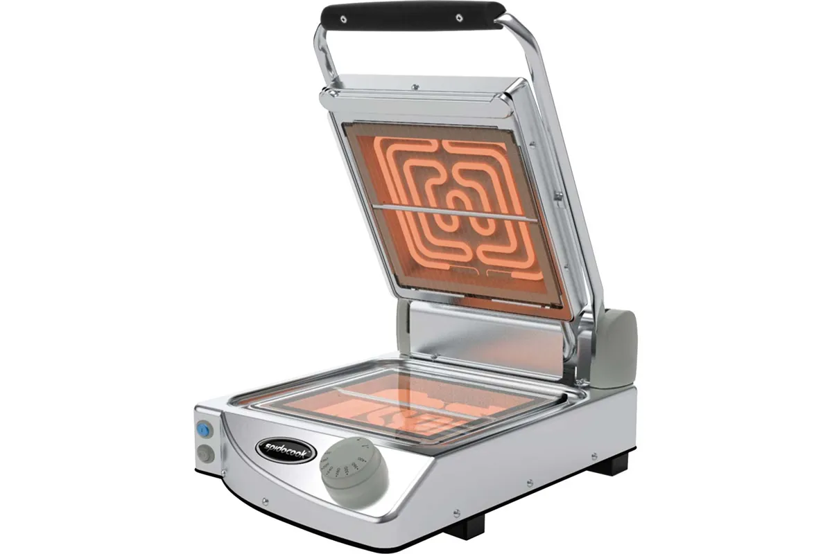 Kontakt grill pojedynczy gładki Spidocook 920010