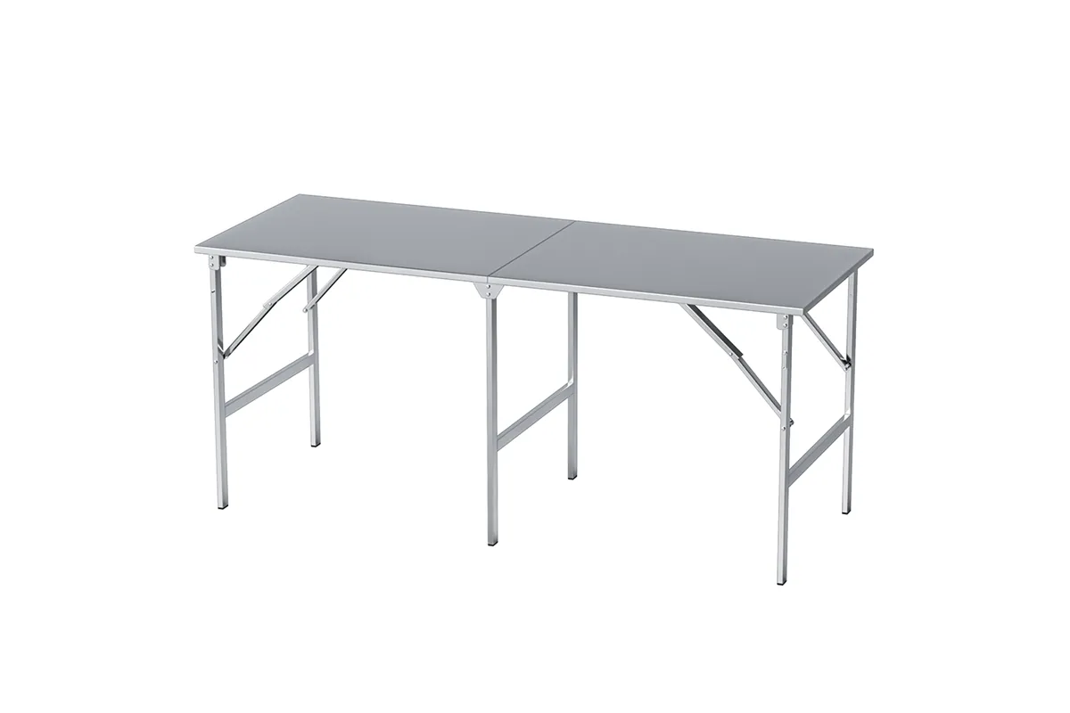 Stół cateringowy ze stali nierdzewnej, składany, 2000x795x900 mm Stalgast 950201