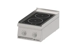 Kuchnia indukcyjna, 2-polowa, nastawna, P 7 kW Stalgast 9705200