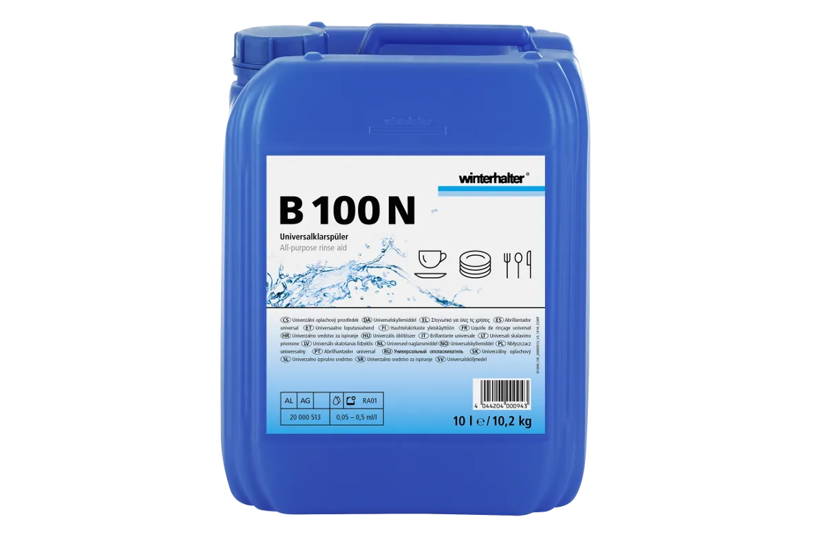 Uniwersalny środek do płukania we wszystkich typach zmywarek B 100 N