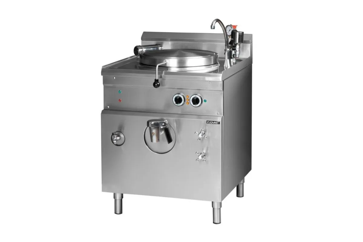 Kocioł warzelny gazowy w obudowie kwadratowej (pojemność 80 l) możliwość ustawienia w linii 700