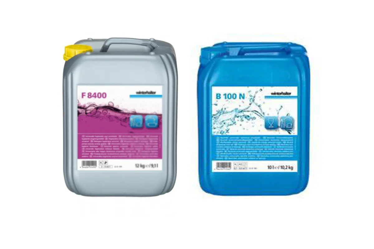 Płyn myjący i nabłyszczający do zmywarek - zestaw Winterhalter