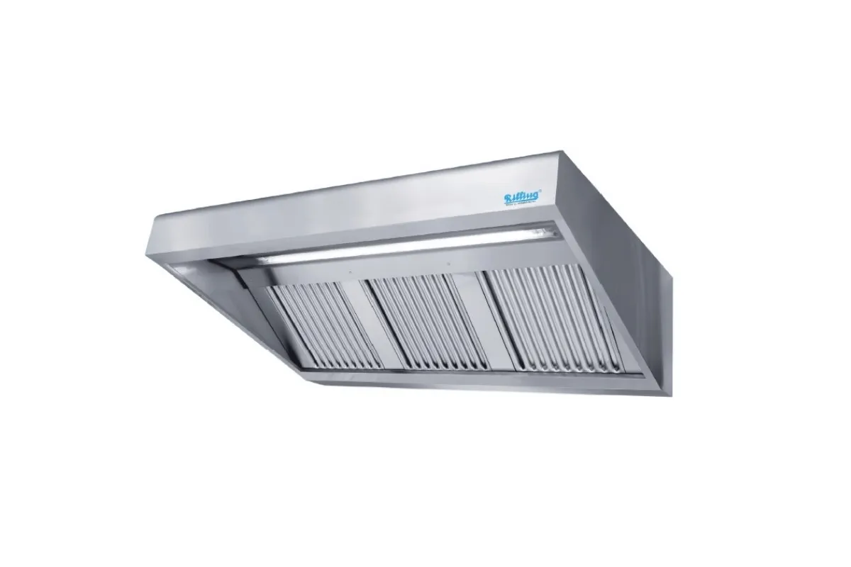 Okap ścienny z oświetleniem - głębokość 900 mm dł.1400 mm WH0914XL00