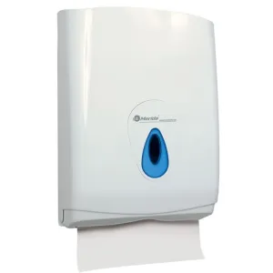 PZ1TN Pojemnik na pojedyncze ręczniki papierowe MERIDA TOP MAXI z niebieskim okienkiem ATN101