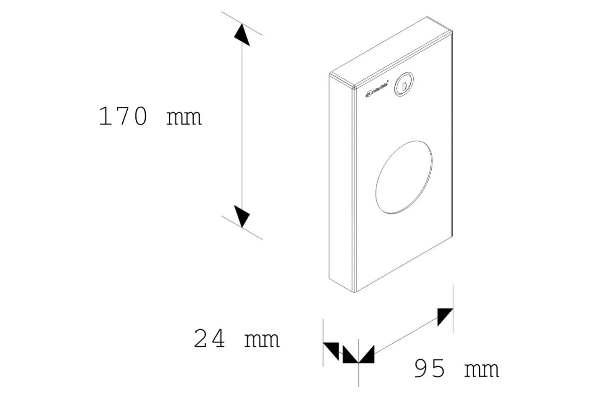 Pojemnik na torebki higieniczne MERIDA STELLA wersja polerowana GSP002