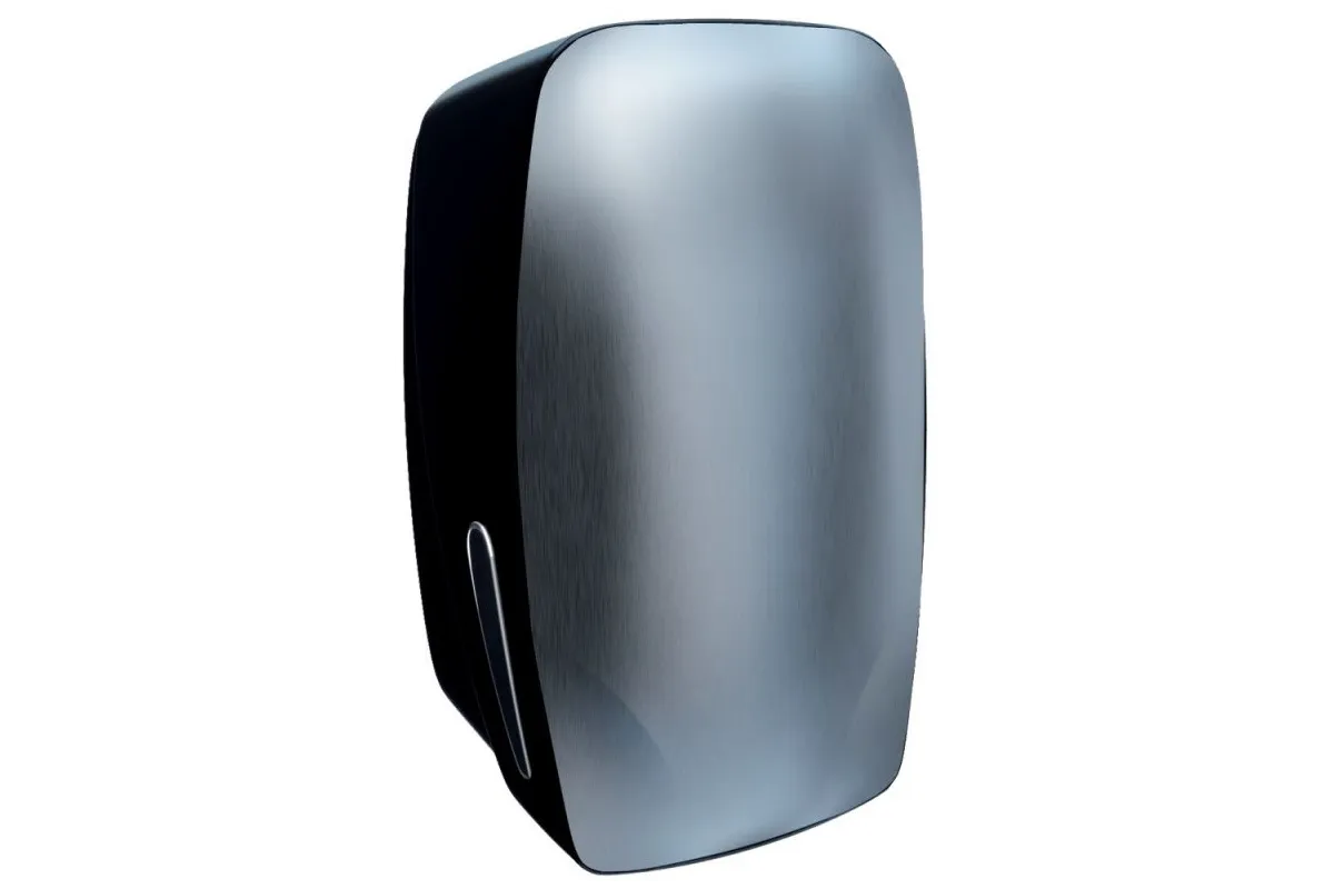 Pojemnik na papier toaletowy w listkach MERIDA MERCURY, kolor czarny BMC401