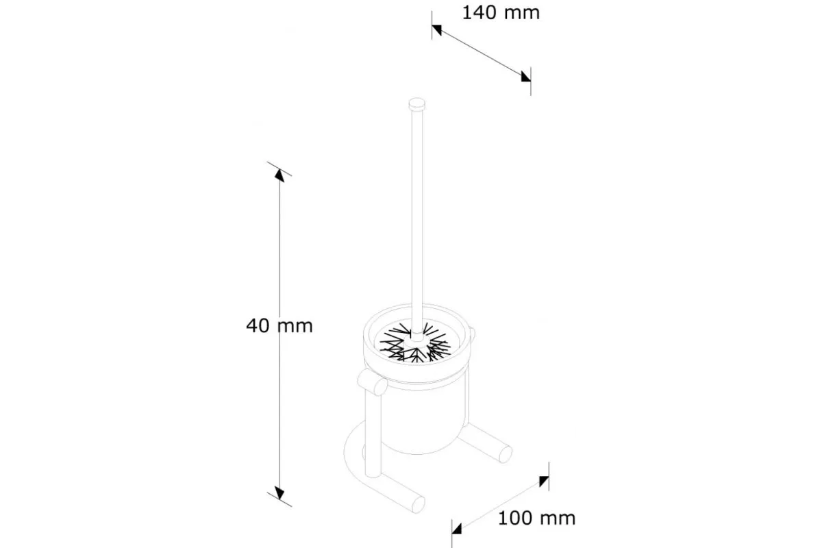 SZCZOTKA DO MUSZLI Z UCHWYTEM, STOJĄCA MERIDA SZMSA