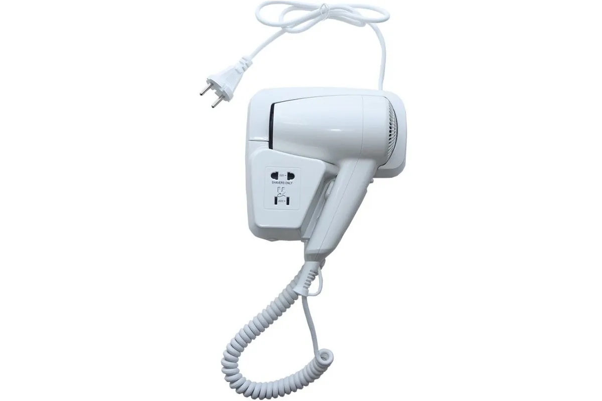 SUSZARKA DO WŁOSÓW HOTELOWA, TWORZYWO SZTUCZNE, BIAŁA MERIDA EJB402