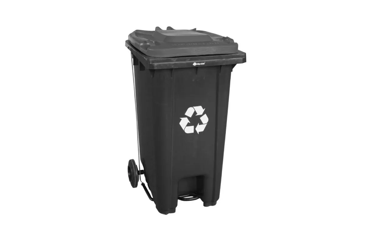 KOSZ SZARY OTWIERANY PEDAŁEM 240 L (POKRYWĘ KUPUJE SIĘ OSOBNO) Merida KJS413