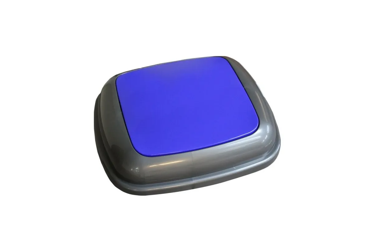 POKRYWA KOSZA QUATRO GRAFITOWA Z NIEBIESKĄ KLAPKĄ Merida KJN914