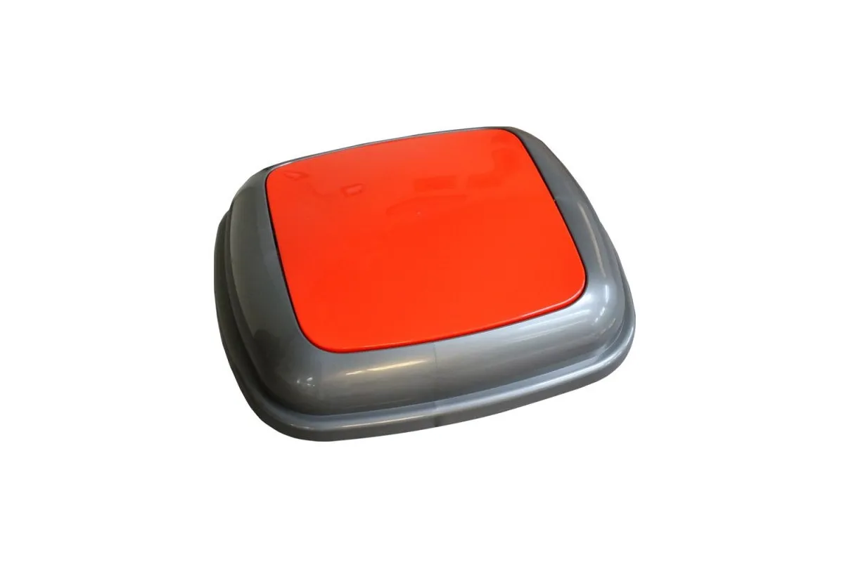 POKRYWA KOSZA QUATRO GRAFITOWA Z NIEBIESKĄ KLAPKĄ Merida KJN914