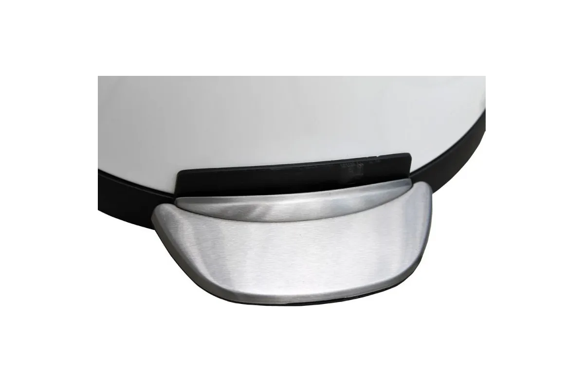 KOSZ PEDAŁOWY TOP SILENT LUNA, POJEMNOŚĆ 3 L, METALOWY, BIAŁY MERIDA KIB417