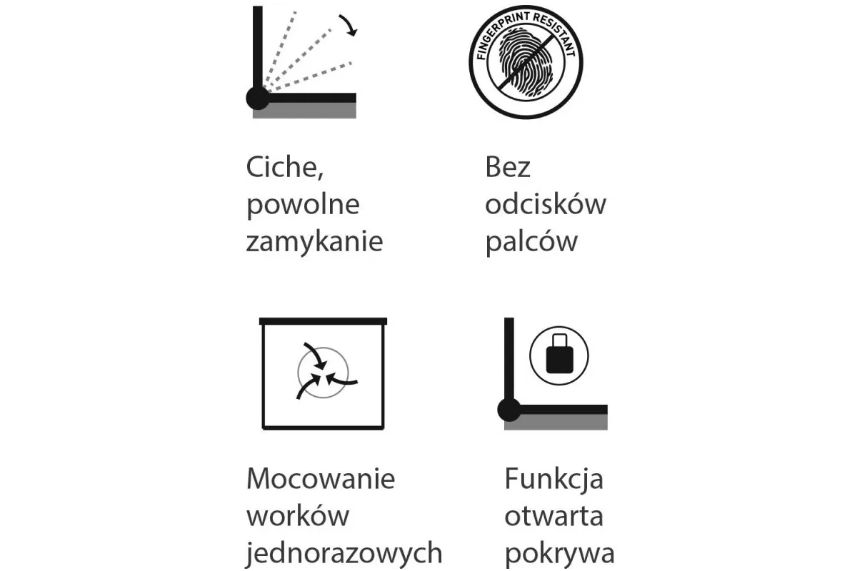 KOSZ PEDAŁOWY TOP SILENT LUNA, POJEMNOŚĆ 30 L, METALOWY, BIAŁY MERIDA KIB422