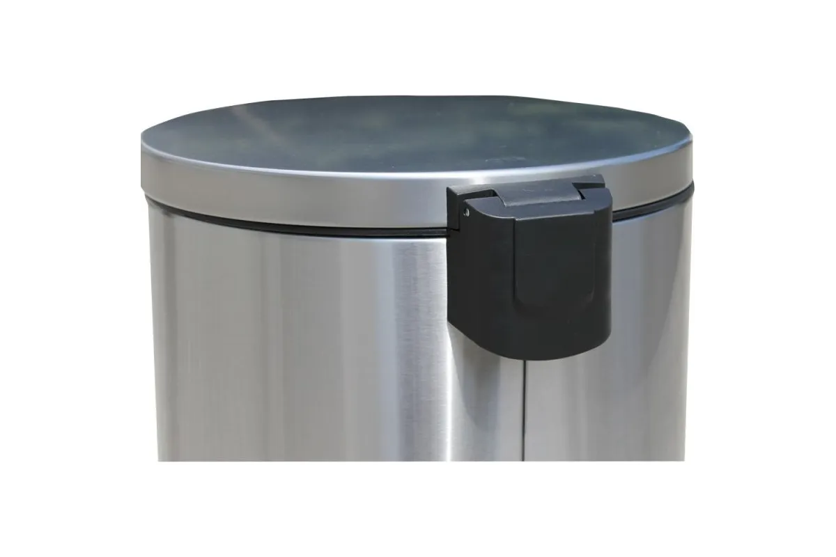 KOSZ PEDAŁOWY TOP SILENT LUNA, POJEMNOŚĆ 3 L, STAL MATOWA MERIDA KIM417