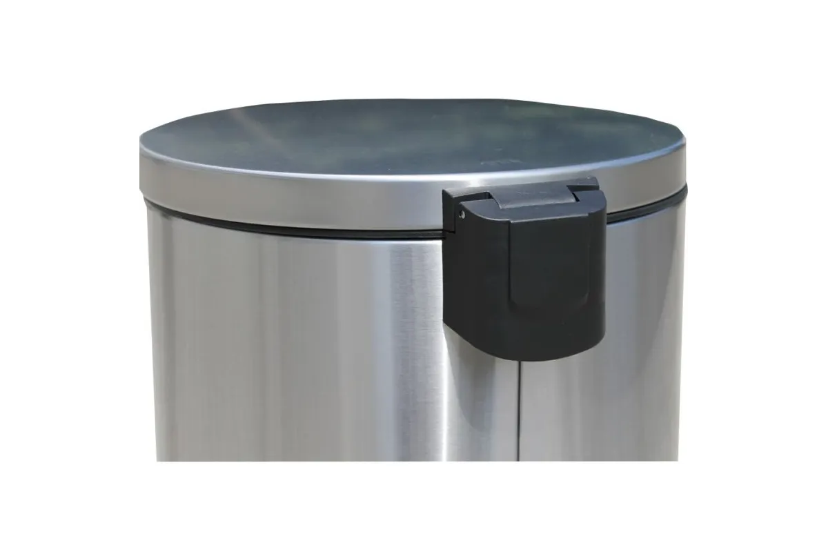 KOSZ PEDAŁOWY TOP SILENT LUNA, POJEMNOŚĆ 5 L, STAL MATOWA MERIDA KIM418