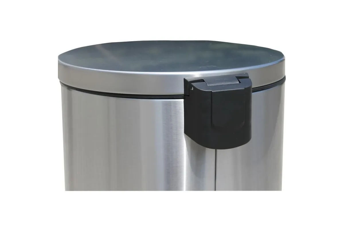 KOSZ PEDAŁOWY TOP SILENT LUNA, POJEMNOŚĆ 8 L, STAL MATOWA MERIDA KIM419