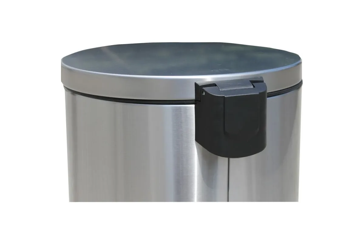 KOSZ PEDAŁOWY TOP SILENT LUNA, POJEMNOŚĆ 12 L, STAL MATOWA MERIDA KIM420