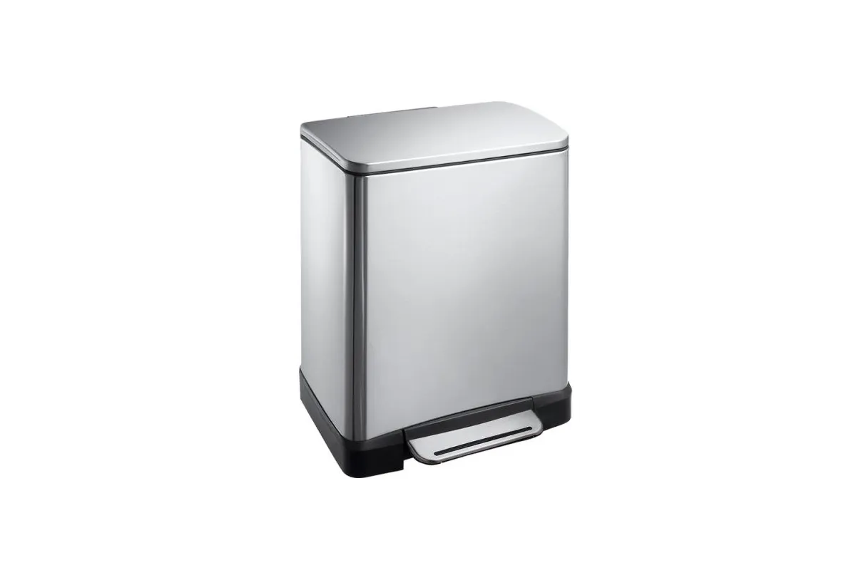 KOSZ PROSTOKĄTNY CUBE, POJEMNOŚĆ 20 L, STAL MATOWA MERIDA KIM427