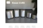 KOSZ PROSTOKĄTNY CUBE, POJEMNOŚĆ 30 L, STAL MATOWA Merida KIM423