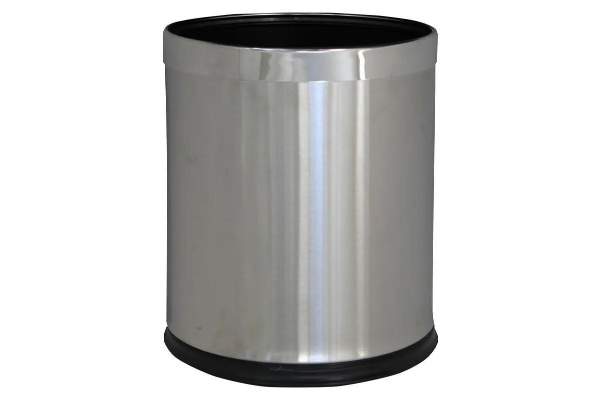 Kosz ze stali nierdzewnej otwarty matowy, pojemność 10 l Merida KSM103