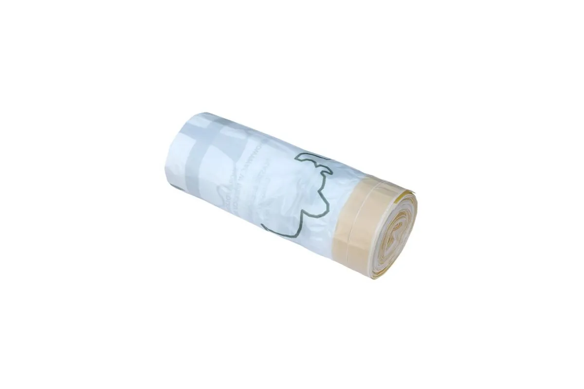 WORKI NA ŚMIECI MERIDA TOP 7-10 L, ROLKA 25 SZT., BIAŁE, Z TAŚMĄ ŚCIĄGAJĄCĄ, ZAPACHOWE MERIDA WTB101