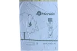WORKI NA ŚMIECI MERIDA TOP 30-40 L, ROLKA 12 SZT., BIAŁE, Z TAŚMĄ ŚCIĄGAJĄCĄ, ZAPACHOWE MERIDA WTB401