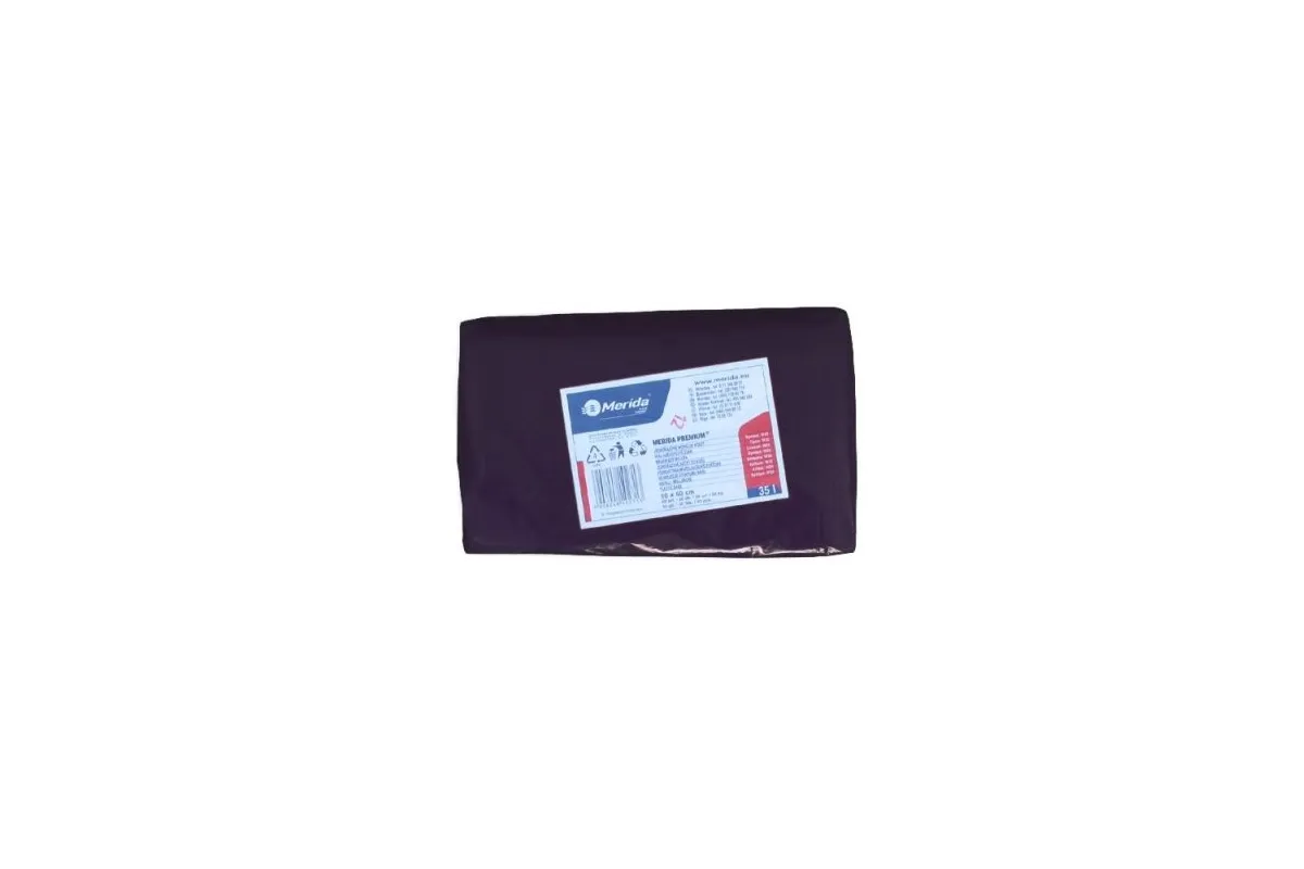 Jednorazowe worki na śmieci składane, pojemność 35 l, czarne W20