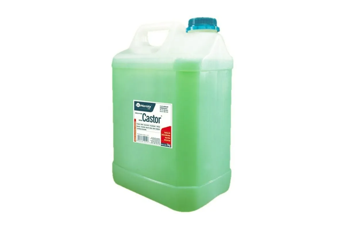 Mydło w płynie MERIDA CASTOR®, kanister 5 kg, seledynowe M7S