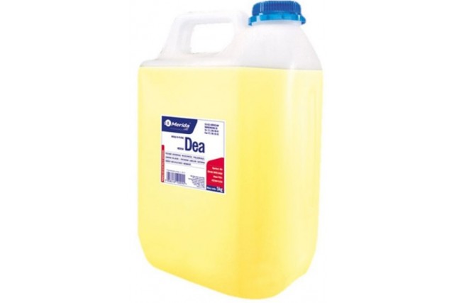 Mydło w płynie MERIDA DEA®, kanister 5 kg, żółte M2C