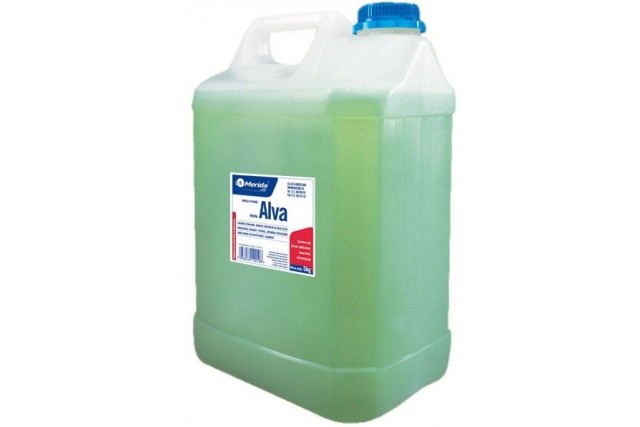 Mydło w płynie MERIDA ALVA®, kanister 5 kg, zielone M3Z