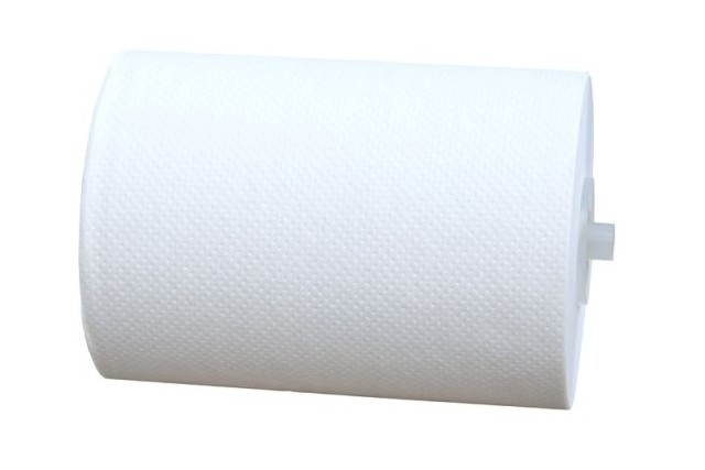 Ręcznik papierowy w rolach MERIDA TOP AUTOMATIC do dozownika MINI, długość 140 m KARTON 6 ROLEK RAB402