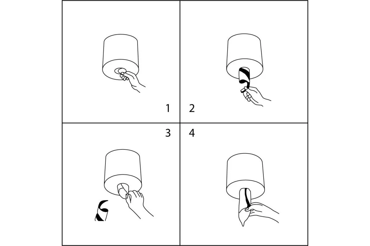 Ręczniki papierowe w rolach MERIDA ECONOMY, zgrzewka 6 rolek, długość 140 m RES104