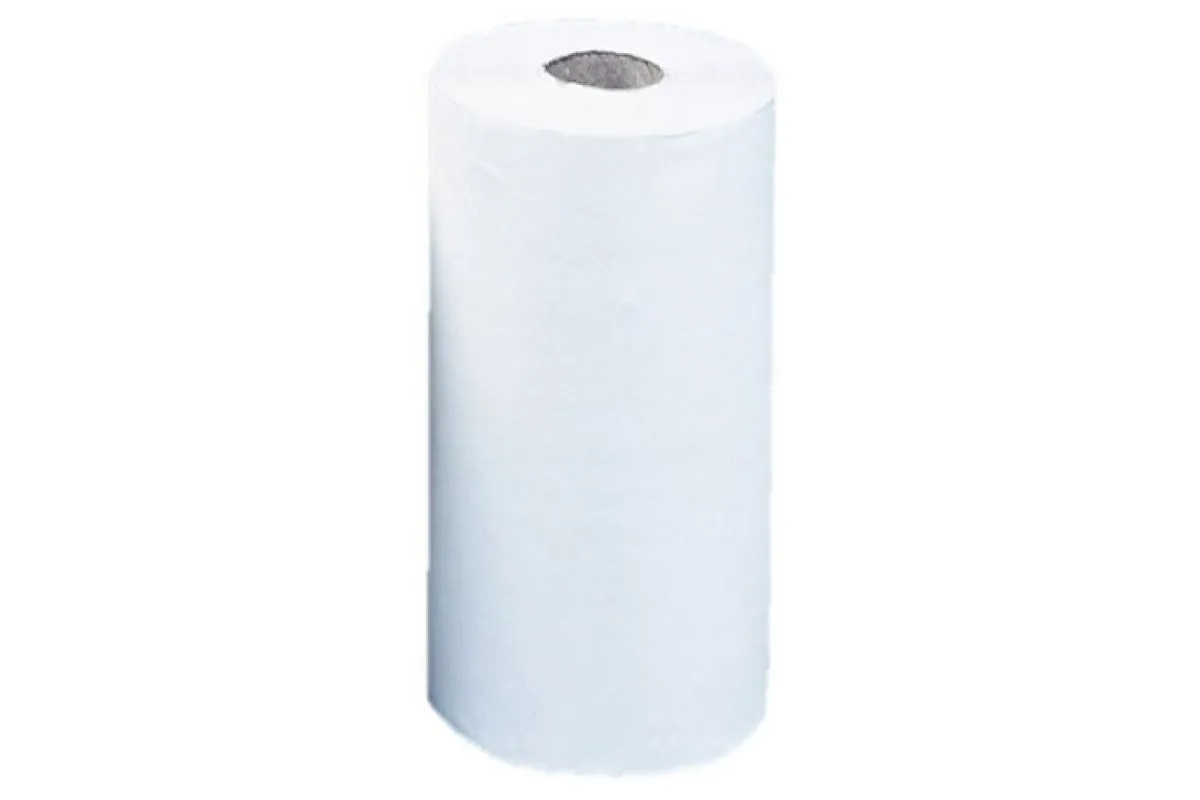 CZYŚCIWO WŁÓKNINOWE DRUKARSKIE, NIEPYLĄCE, 1-WARSTWOWE,ŚREDNICA 26 CM, DŁUGOŚĆ 110 M, BIAŁE, OPAKOWANIE 1 SZTUKA MERIDA UAB701