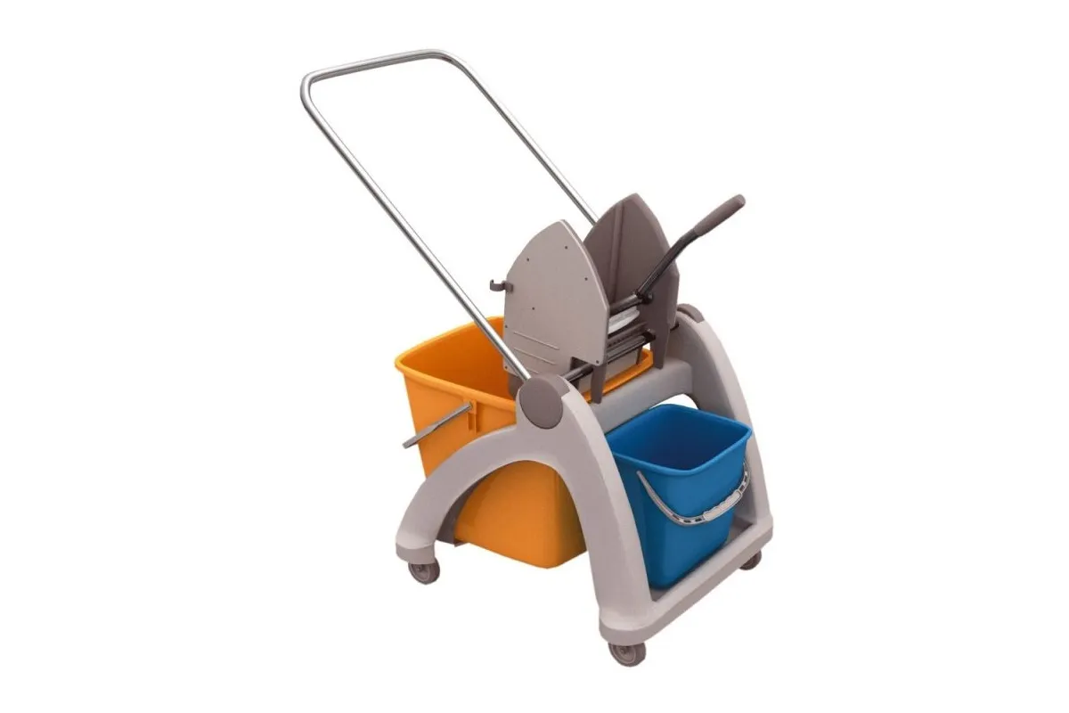 Wózek do sprzątania jednowiadrowy z tworzywa sztucznego Merida MO2P