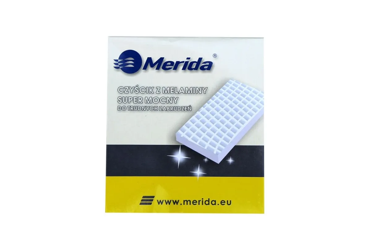 CZYŚCIK Z MELAMINY SUPER MOCNY, DO TRUDNYCH ZABRUDZEŃ, PACZKA 2 SZT. MERIDA SRH014