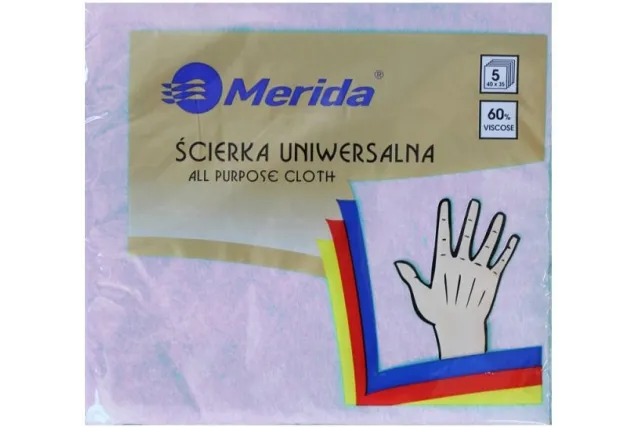 ŚCIERKA UNIWERSALNA NIEBIESKA, PACZKA 5 SZT. MERIDA SRL001