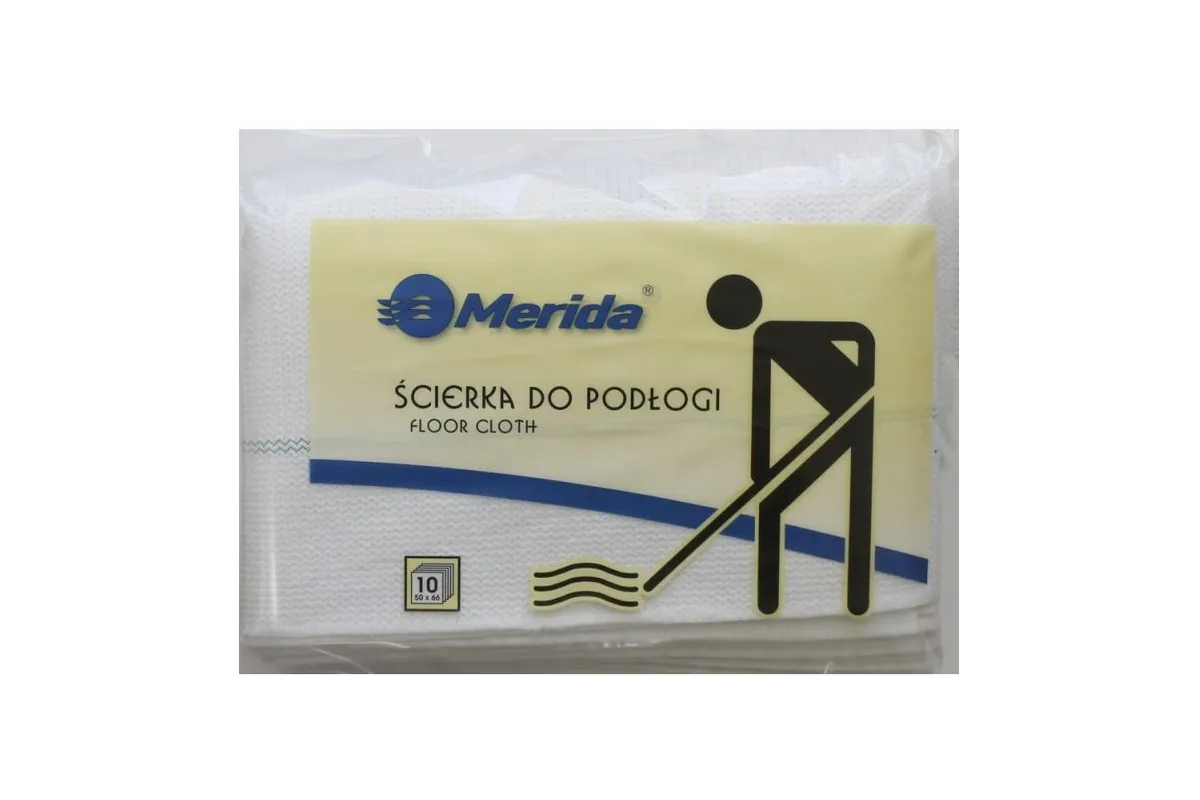 ŚCIERKA DO PODŁOGI BAWEŁNIANA BIAŁA 50 X 66CM MERIDA SRL006
