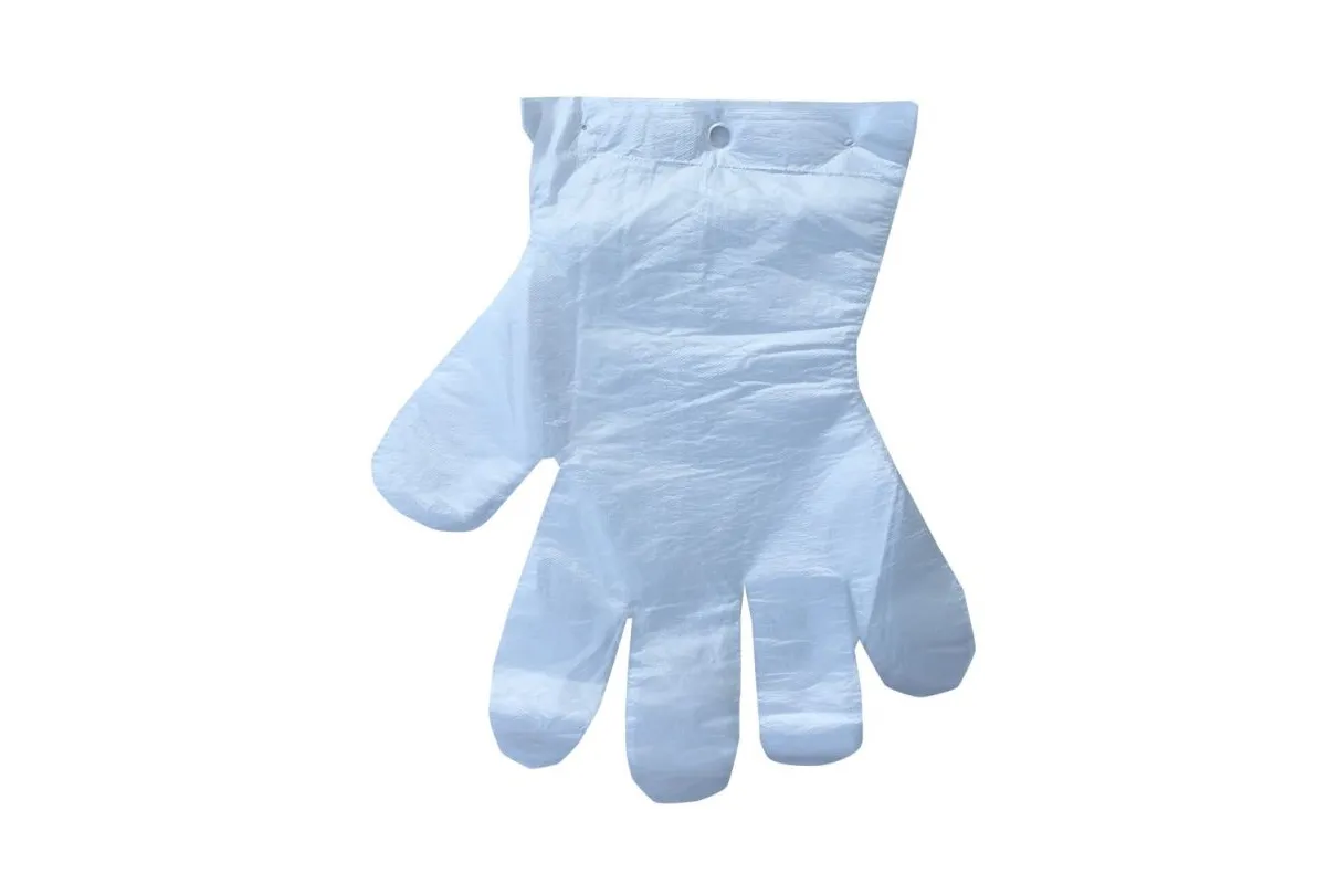 RĘKAWICE FOLIOWE BEZBARWNE ZSZYTE 100 SZT. MERIDA TRT500