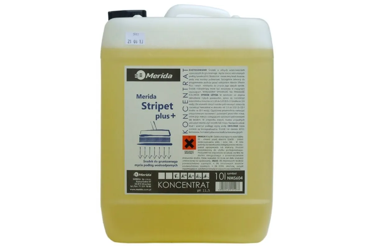 Merida Stripet Plus środek do gruntownego mycia powierzchni wodoodpornych, karnister 10 l NMS604