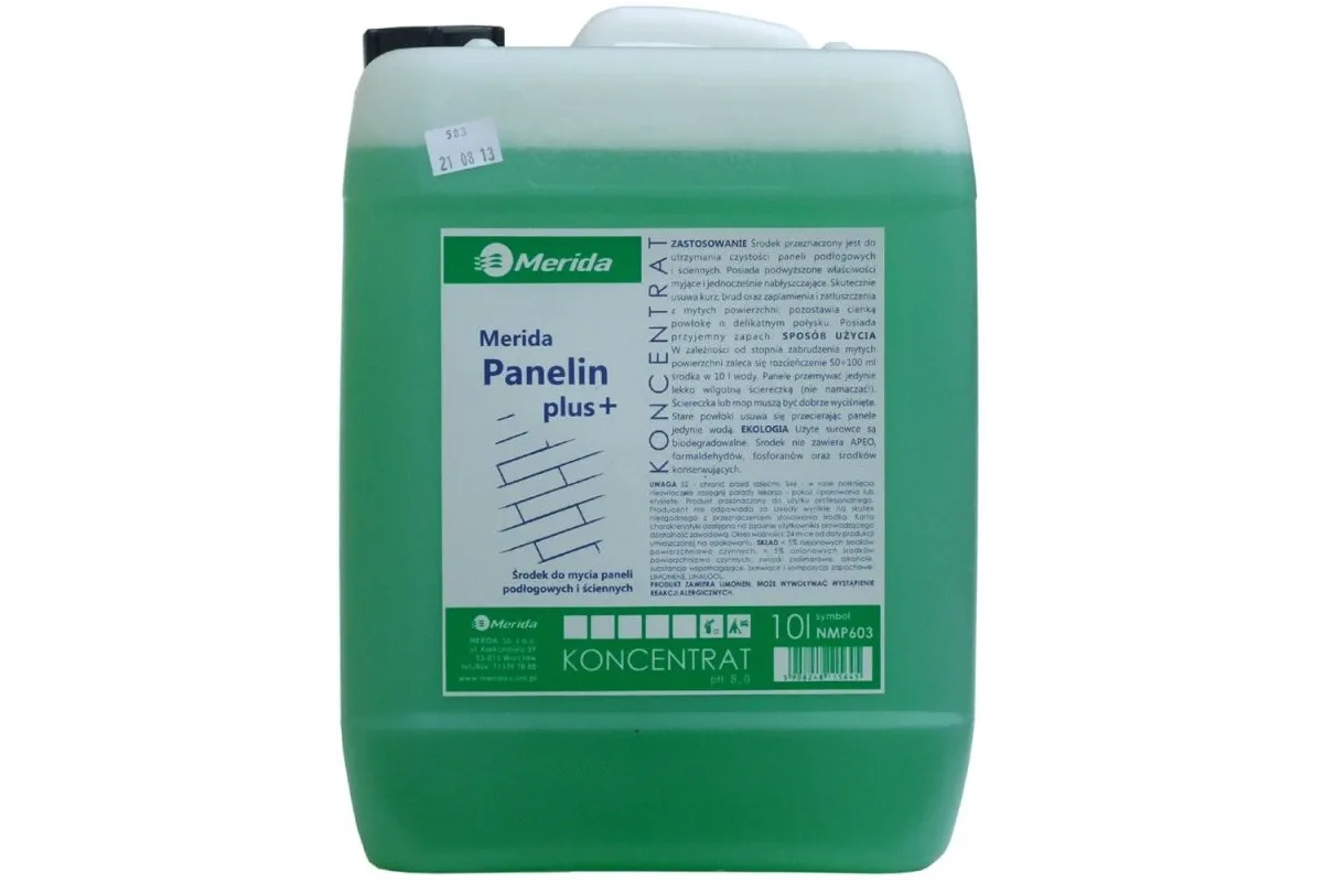 Merida Panelin Plus środek do mycia paneli podłogowych i ściennych, karnister 10 l NMP603