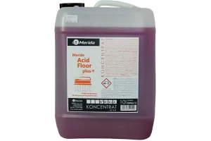 MERIDA ACIDFLOOR PLUS 10 L, ŚRODEK KWASOWY DO CZYSZCZENIA GRESU I PŁYTEK ANTYPOŚLIZGOWYCH MERIDA NMS613