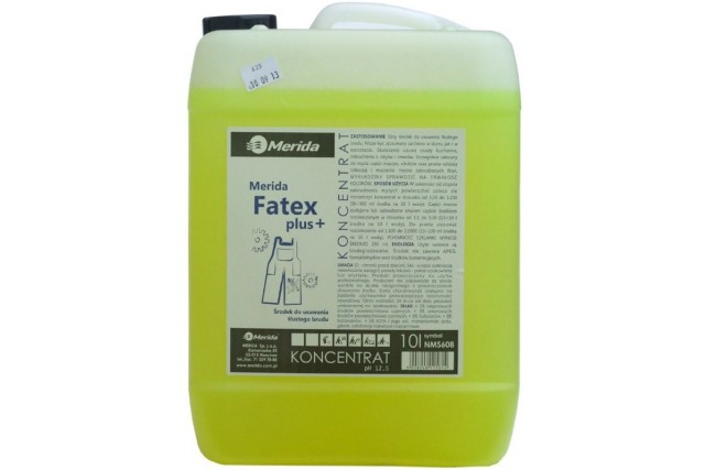Merida Fatex Plus środek do usuwania tłustego brudu, karnister 10 l NMS608
