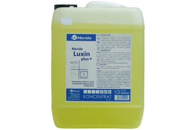 Merida Luxin Plus uniwersalny środek do mycia powierzchni nabłyszczanych i szkliwionych, karnister 10 l NMU601