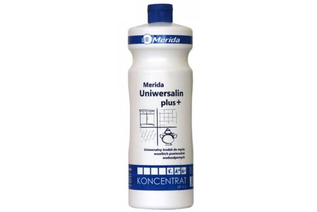 Merida Uniwersalin Plus uniwersalny środek do mycia powierzchni wodoodpornych, butelka 1 l NMU102