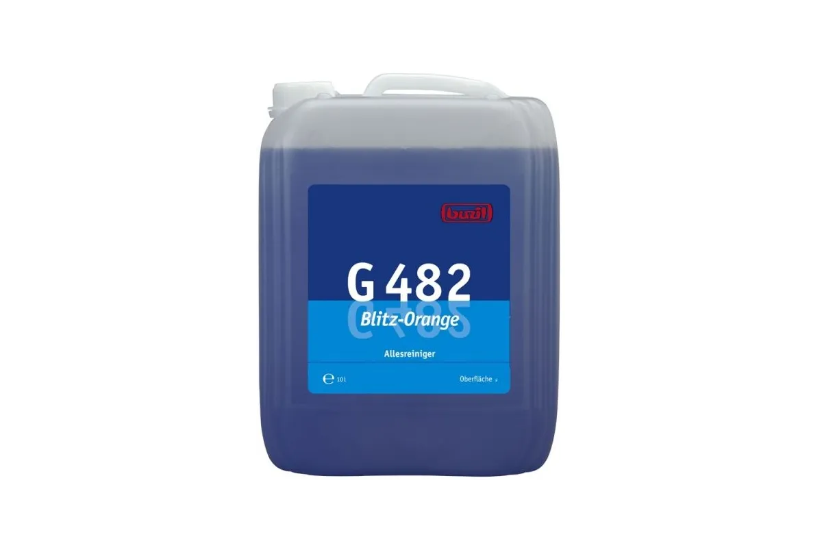 G482 BLITZ-ORANGE środek do codziennego mycia materiałów, nawierzchni i podłóg odpornych na działanie wody,pojemność 10 litrów