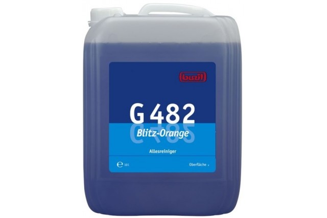 G482 BLITZ-ORANGE środek do codziennego mycia materiałów, nawierzchni i podłóg odpornych na działanie wody,pojemność 10 litrów