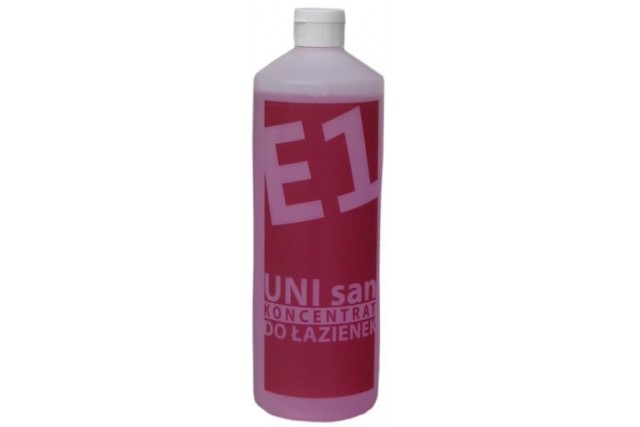 E1 UNI SAN BUTELKA 1 L do mycia powierzchni i urządzeń odpornych na działanie kwasów NEL101