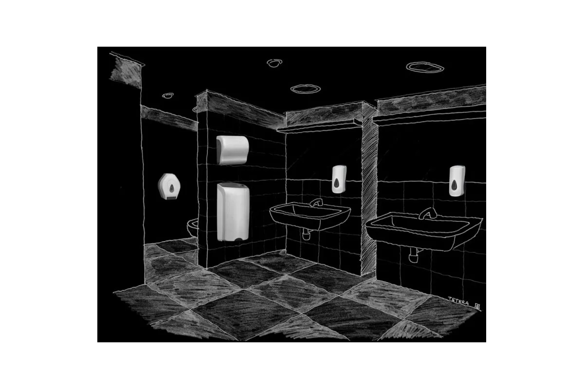 DOZOWNIK MYDŁA W PIANIE MERIDA UNIQUE GLAMOUR WHITE SPARK LINE DUH267